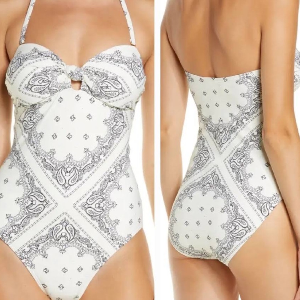 Tory Burch Bandana one piece swim